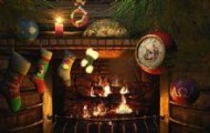 Fireside Christmas 3D Photo Screensaver screenshot